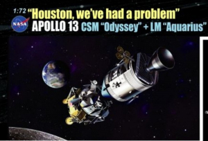 Dragon 11020 Apollo 13 Houston mamy problem CSM Odyseja i LM Aquarius