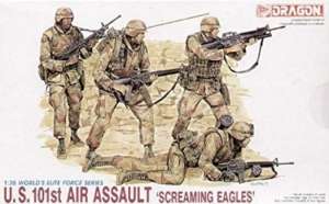 U.S. 101st Air Assault Screaming Eagles in scale 1-35