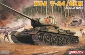 NVA T-34/85M in scale 1-35 Dragon 3318