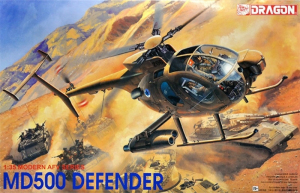 Helicopter MD500 Defender model Dragon 3525 in 1-35