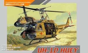 Helicopter UH-1D Huey in scale 1-35