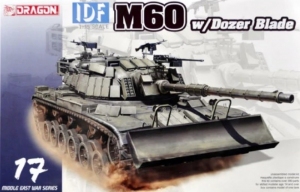 IDF M60 with Dozer Blade model Dragon 3582 in 1-35
