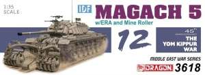 IDF Magach 5 w/ERA and Mine Roller in scale 1-35