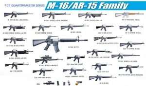 M-16 / AR-15 Family in scale 1-35 Dragon 3801