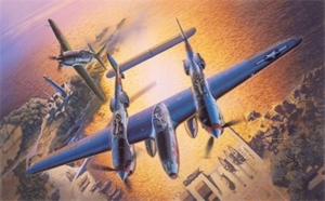 Lockheed P-38J Lightning model Dragon 5018 in 1-72