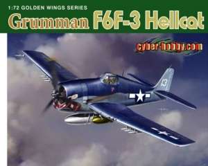 Grumman F6F-3 Hellcat in scale 1-72 Dragon