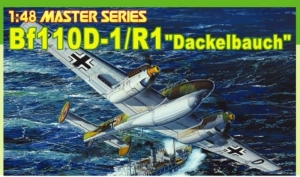 Messerschmitt Bf 110D-1/R1 Dackelbauch model Dragon 5556 in 1-48