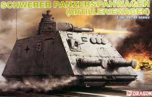 Schwerer Panzerspahwagen Artilleriewagen model Dragon 6073 in 1-35