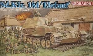 Tank destroyer Sd.Kfz.184 Elefant in scale 1-35