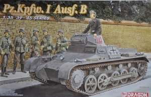 German tank Pz.Kpfw.I Ausf.B in scale 1-35 Dragon 6186