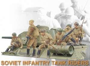 Soviet Infantry Tank Riders in scale 1-35 Dragon 6197