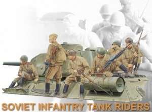 Soviet Infantry Tank Riders in scale 1-35 Dragon 6197  