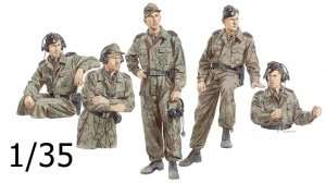 Panzer Crew, Lah Division (Russia 1943) model Dragon in 1-35