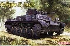 Pz.Kpfw.II Ausf.F model Dragon 6263 in 1-35