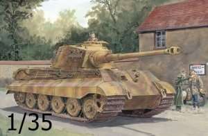 Model tank Kingtiger Henschel Turret zimmerit