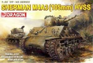 Tank model Sherman M4A3 105 HVSS Dragon 6354