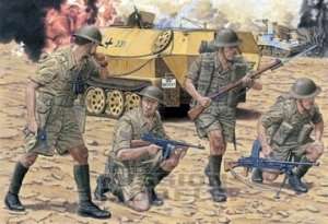 British 8th Army Infantry - El Alamein 1942 - in scale 1-35