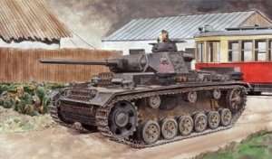 Pz.Kpfw.III Ausf.J model Dragon in scale 1-35