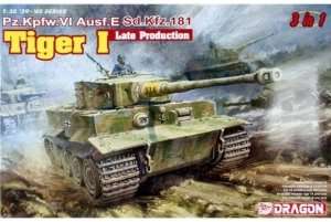 Pz.Kpfw.VI Ausf.E Sd.Kfz.181 Tiger I Late Production model Dragon in 1-35