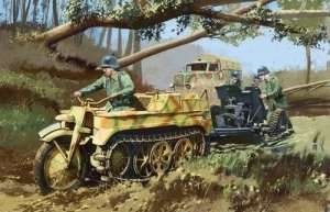 Dragon 6446 Sd.Kfz.2 Kettenkrad & 3.7cm PaK 36 w/Crew