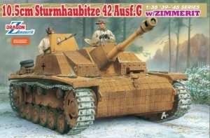 10.5cm Sturmhaubitze 42 Ausf.G w/Zimmerit in scale 1-35