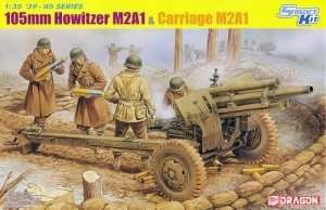 105mm Howitzer M2A1 & Carriage M2A1 in scale 1-35 Dragon 6499