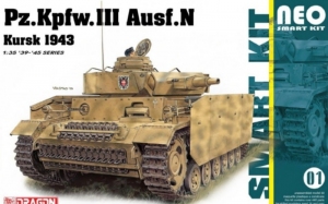 Pz.Kfw.III Ausf.N Kursk 1943 model Dragon 6559 in 1-35