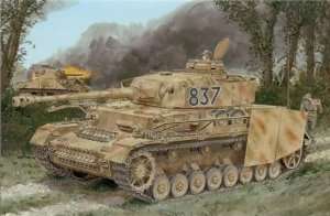 German tank Pz.Kpfw.IV Ausf.H w/Zimmerit in scale 1-35