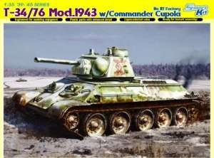 T-34/76 Mod. 1943 w/Commander Cupola model Dragon in 1-35