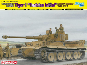 Tank Tiger I Tunisia Initial Tiger in scale 1-35