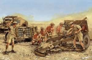 British 25-Pdr. Field Gun Mk.II in scale 1-35