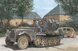 Dragon 6739 Sd.Kfz.10/4 für 2cm FlaK 30 1939 Production