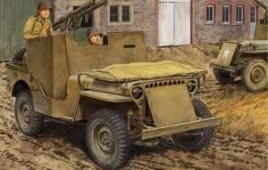 Armored 1/4 Ton 4X4 Truck w/Bazookas in scale 1-35