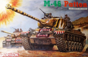 M46 Patton Korean War model Dragon 6805 in 1-35