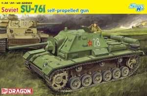 Soviet tank destroyer SU-76i in scale 1-35