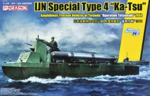 IJN Special Type 4 Ka-Tsu with Torpedo model Dragon in 1-35
