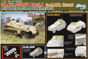 Dragon 6859 Sd.Kfz.250/9 Ausf.A le.S.P.W. (2 cm) mit Panzeraufbau Sd.Kfz.250/Z - Smart Kit 1/35 