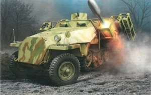 Sd.Kfz.251 Ausf.D with 28/32cm Wurfrahmen 40 in scale 1-35 Dragon 6861  