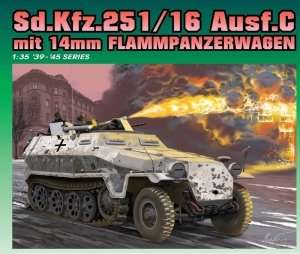 Sd.Kfz.251/16 Ausf.C mit 14mm Flammpanzerwagen in scale 1-35