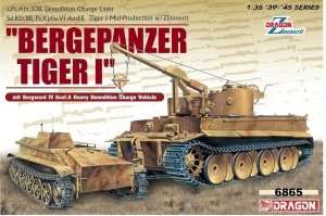 Bergepanzer Tiger I mit Borgward IV in scale 1-35