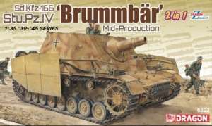 Sd.Kfz.166 Stu.Pz.IV Brummbar Mid Production model Dragon in 1-35