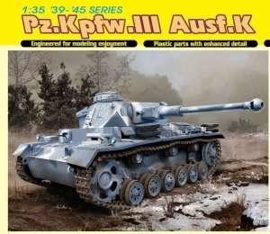 Tank Pz.Kpfw.III Ausf.K in scale 1-35