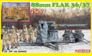 88mm Flak 36/37 2in1 model Dragon 6923 in 1-35