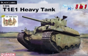 Heavy Tank T1E1 3 in 1 Black Label Dragon 6936 in 1-35