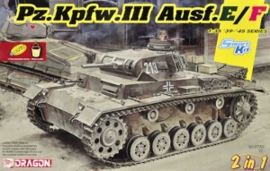 Pz.Kpfw.III Ausf.E/F Smart Kit 2 in 1 model Dragon 6944 in 1-35