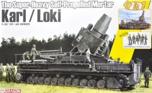 The Super-Heavy Self-Propelled Mortar Karl Loki model 4 in 1