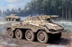 Sd.Kfz.234/3 mit 7.5cm KwK model Dragon 6964 in 1-35