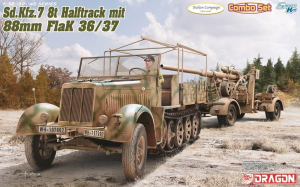 Dragon 6971 Sd.Kfz. 7 Late Production mit 88mm FlaK 36/37 1/35