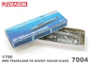 HMS Trafalgar vs Soviet Oscar model Dragon 7004 in 1-700