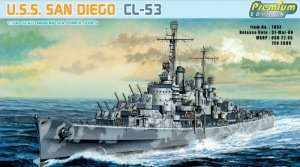 USS San Diego CL-53 in scale 1-700 